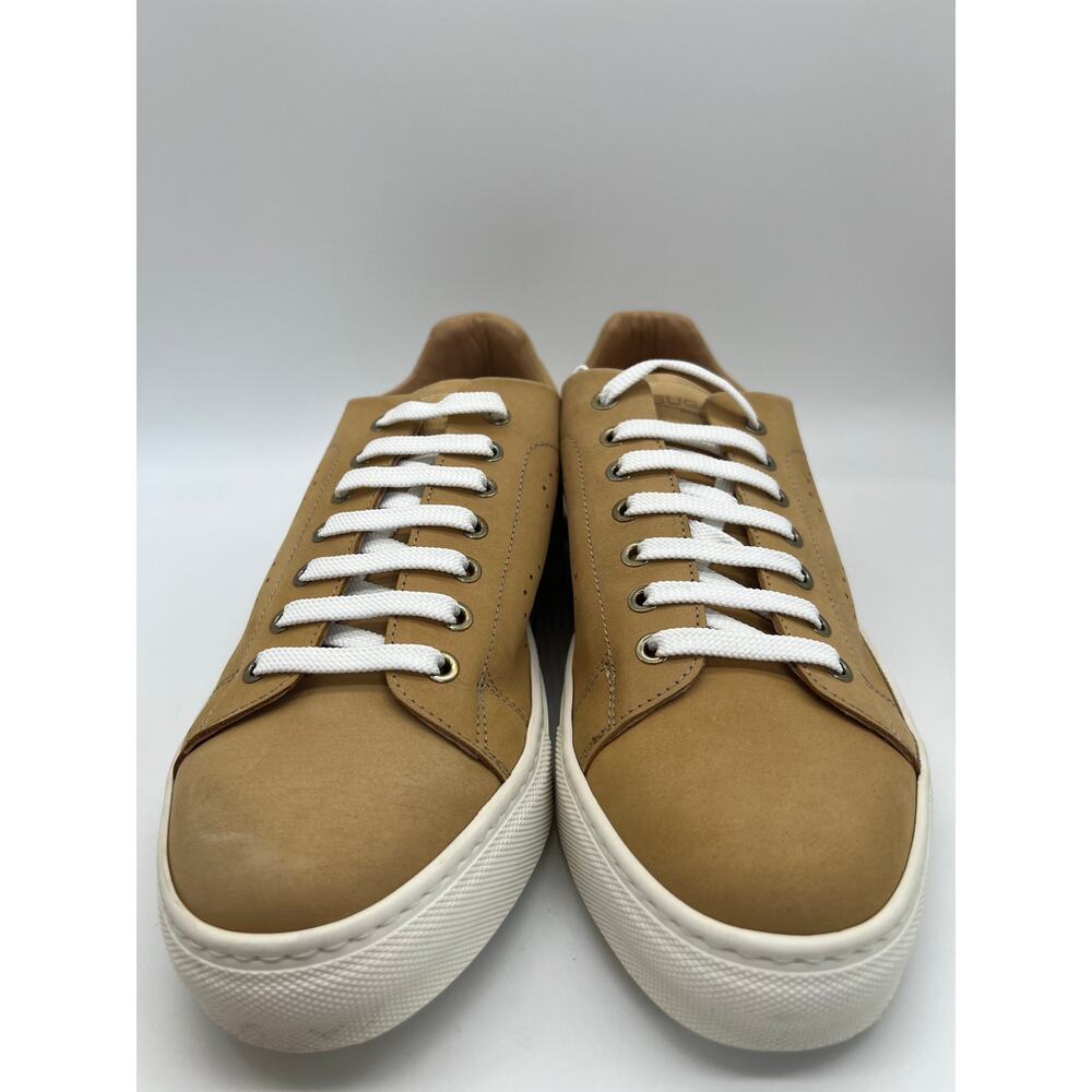 Bugatchi Solid Nubuck Leather Sneaker In Maple Si… - image 12